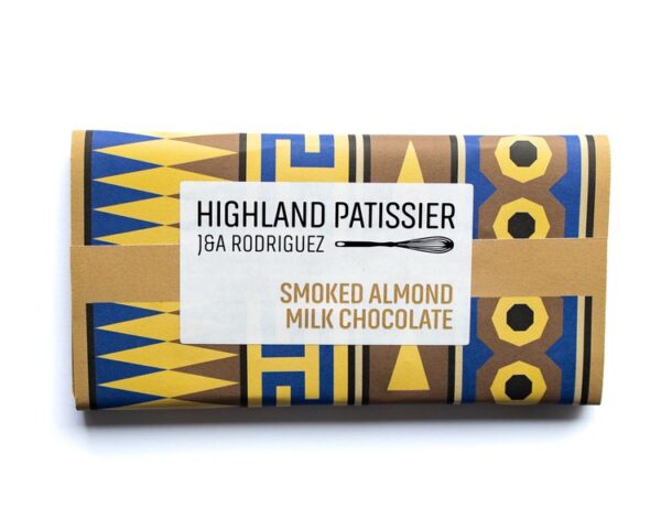 Highland Patissier Milk Chocolate Bar with Smoked Almonds