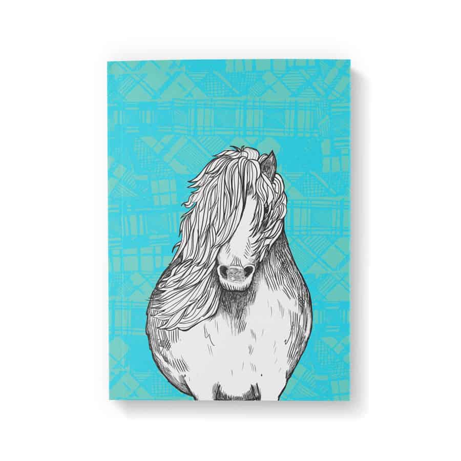 A6 Notebook – Tartan Pony