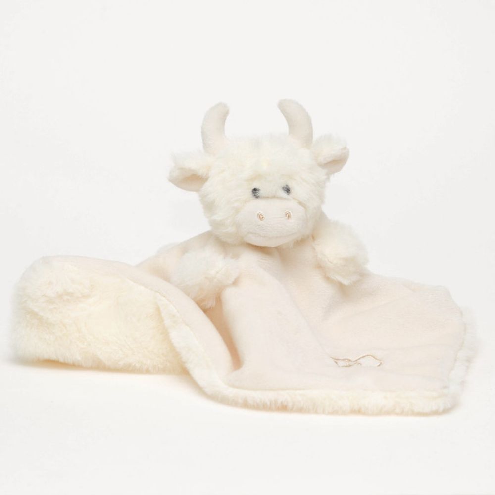 Highland Cow Soft Baby Soother – Cream