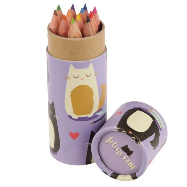 Feline Fine Colouring Pencils Pot