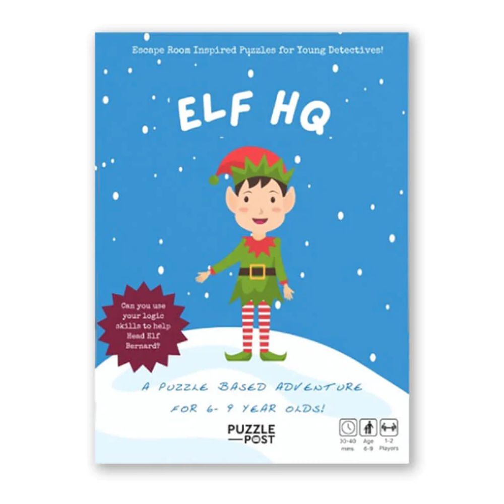 Kids Escape Room In An Envelope – Elf HQ