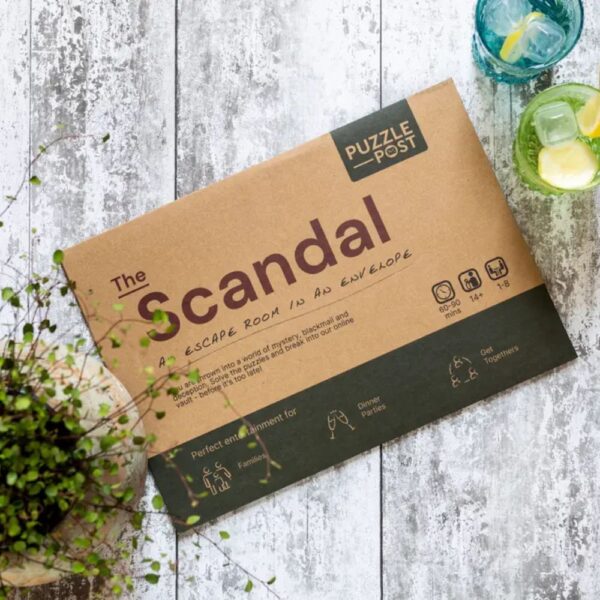 The Scandal An At-Home Escape Room Game In An Envelope