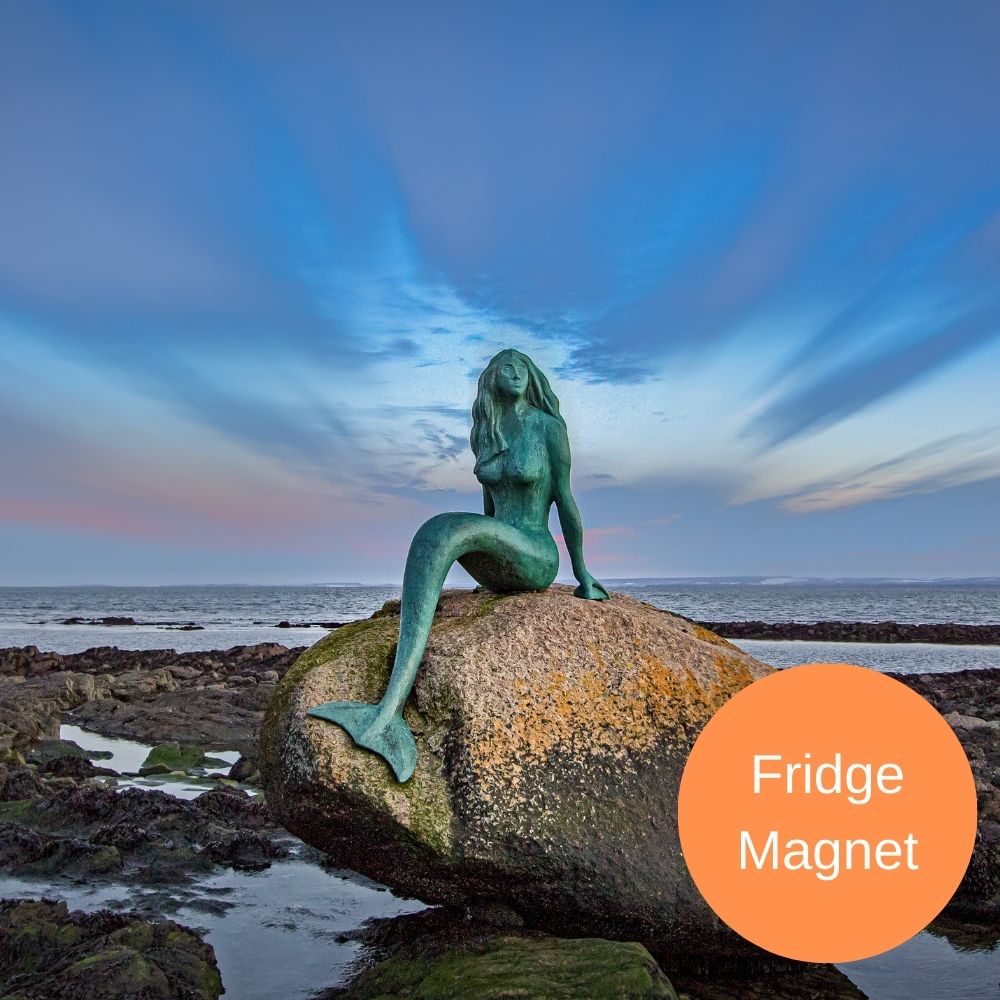 Mermaid of the North Fridge Magnet