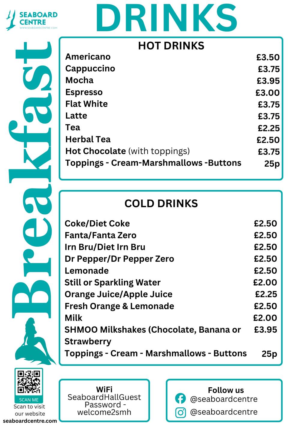 Cafe Menu Page 2 